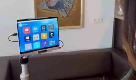 Tobii Dynavox, tablet, podlahový držiak, kombinácia vhodná pre diagnózy ALS, DM...