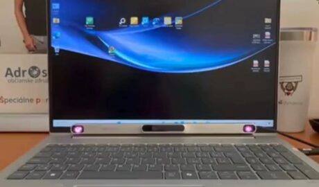 Katka ALS a Tobii PCEye očná navigácia Eyefeel softvér, EDU PCEye očná navigá...