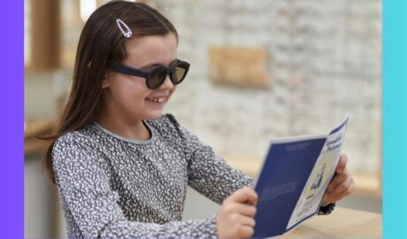 Pomôcka pre dyslektikov Okuliare Lexilens na čítanie pre ľudí s dyslexiou Rev...