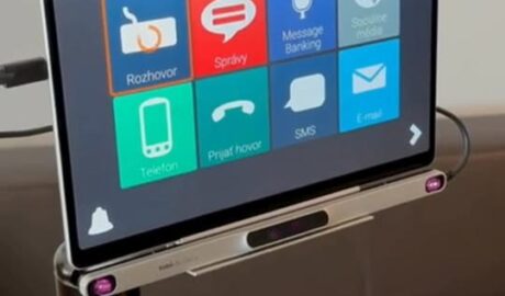 TD PCEye, tablet, podlahový držiak nielen pre ALS, DMO, Parkinson PCEye očná n...