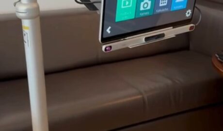 Tobii Dynavox, tablet, podlahový držiak, kombinácia vhodná pre diagnózy ALS, DM...