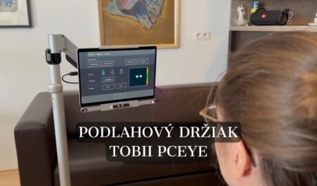 Tobii PCEye, tablet, podlahový držiak vhodný pre ALS, Parkinson Komunikačná po...