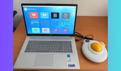 BIGtrack veľká PC myš pomáha jednoduchšie ovládať počítač pomocou trackballu a v...