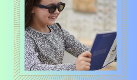 Pomôcka pre dyslektikov Okuliare Lexilens na čítanie pre ľudí s dyslexiou Rev...