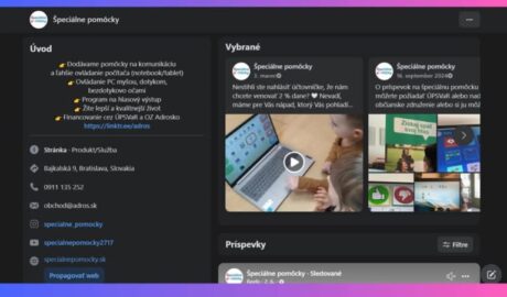 Všetky naše kontakty nájdete na našej stránke alebo v našom profile www.speci...
