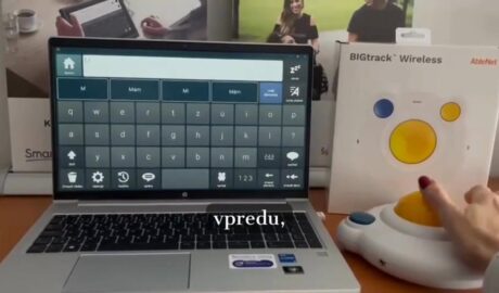 BIGtrack veľká PC myš pomáha jednoduchšie ovládať počítač pomocou trackballu a v...
