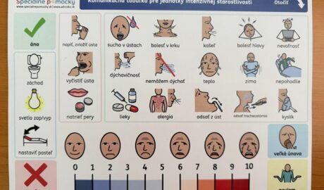 Komunikačné tabuľky pre jednotky intenzívnej starostlivosti (JIS) - komunikácia ...