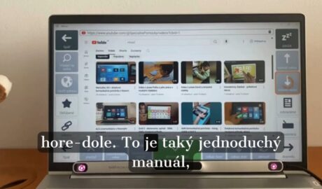 Tobii PCEye, Fast Talker, Predikcia slov nielen pre diagnózy ALS, SMA, DMO, Afáz...