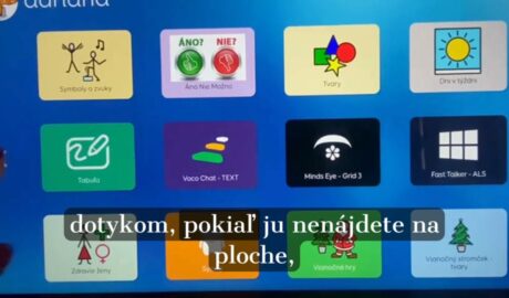 Manuál ako pridať aplikáciu “Tabuľa - Dotyk” v Grid 3 programe: Nácvik motoriky ...