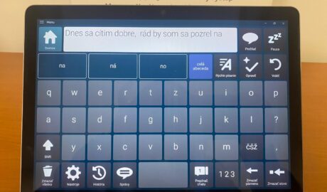 Rozhovor v Grid 3 s predpripravenými frázami  Jednoduchšie vyjadrenie potrieb a ...