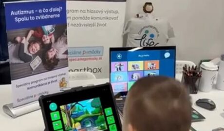 Autizmus a ukážka práce s programom Grid 3  Aplikícia jazero  Učenie hrou a takt...