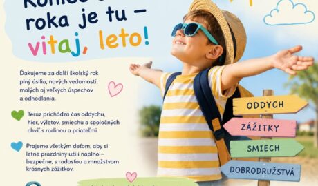 Koniec školského roka je tu – vitaj, leto! 
Milé deti, rodičia, učitelia aj vše...
